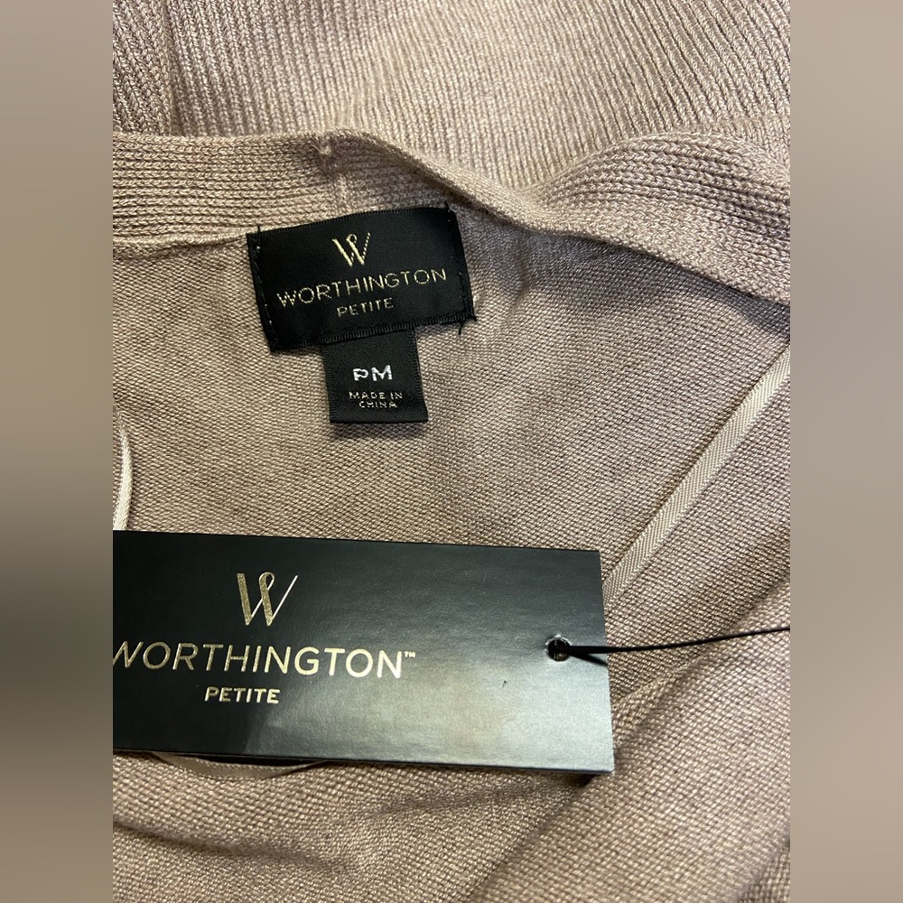 Worthington - Women’s Long Sleeve Open Front Cardigan (NWT) - Picture 4 of 5